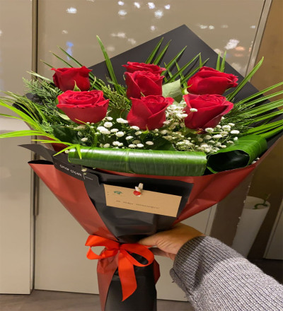 İnciraltı Kırmızı Gül Buketi